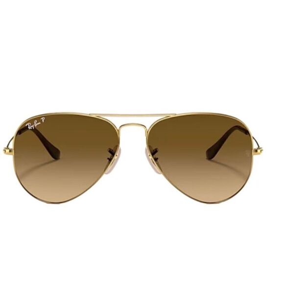 Ray, ban NWT gradient, gold frame, green tint, lens, sunglasses men’s - Picture 1 of 5